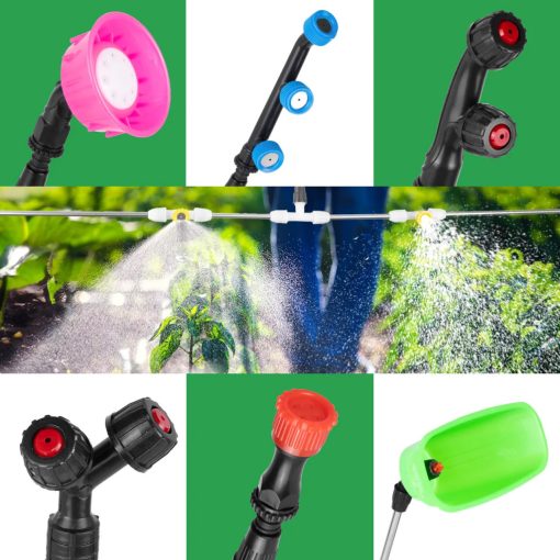 Akkumulátoros háti permetező 16L 12V elektromos kerti permetező állítható fúvóka