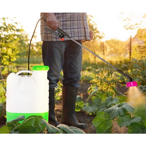 Akkumulátoros háti permetező 16L 12V elektromos kerti permetező állítható fúvóka