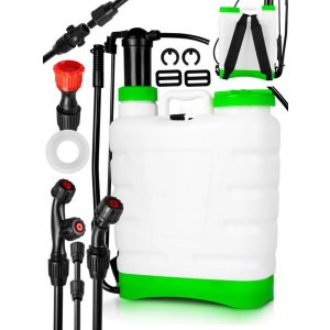   16 literes háti permetező nyomáspermetező pumpás, állítható fúvókák, hosszú fej