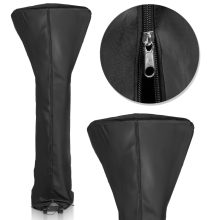 Kültéri gázos teraszmelegítő, 13kW hősugárzó PIEZO gyújtással, kerekekkel és huzattal