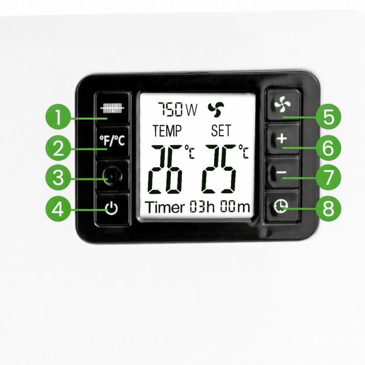 CH2000DW Turbo elektromos fűtőpanel