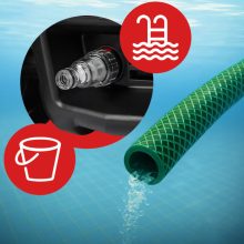 Kompakt magasnyomású mosó háztartási használatra - 120-150 bar, tartozékokkal, turbó funkcióval