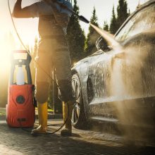 Kompakt magasnyomású mosó háztartási használatra - 120-150 bar, tartozékokkal, turbó funkcióval