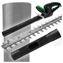 1500W-os elektromos sövényvágó és ágvágó olló - hosszú pengével, rezgéscsökkentéssel, biztonsági fékkel