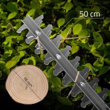 1500W-os elektromos sövényvágó és ágvágó olló - hosszú pengével, rezgéscsökkentéssel, biztonsági fékkel