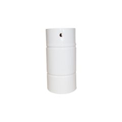   Zománcozott füstcső 118 mm átmérővel, 210 mm hosszúsággal - fehér