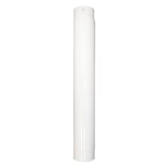   Zománcozott füstcső 118 mm átmérővel, 800 mm hosszúsággal - fehér