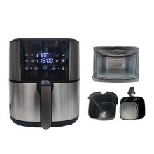 8 L-es XXL Air fryer + 7 részes kiegészítő szett
