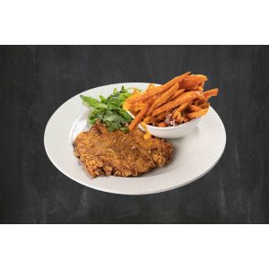   RÁNTOTT KARAJ FŰSZERES ÉDESBURGONYÁVAL AIR FRYERBEN SÜTVE