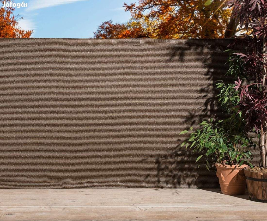 Árnyékoló háló mogyoró - 1,5 x 15 m, 98% takarás, 200g/m2, kültéri