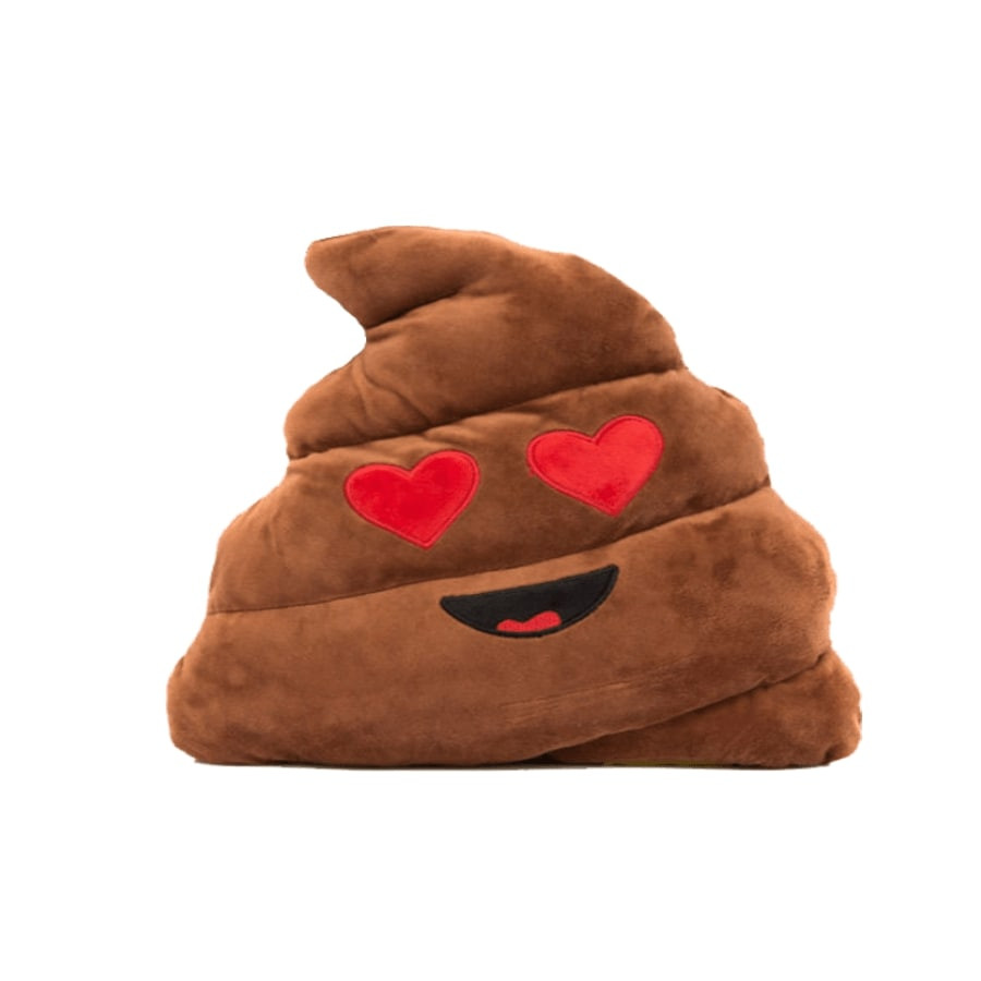 Emoji párna Szerelmes kaki